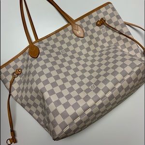 White LV Bag original,box and receipt included